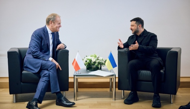 Зеленський і Туск обговорили спільні оборонні проєкти й інструмент SAFE