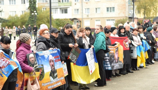 У Чорткові пройшла акція на підтримку військовополонених і зниклих безвісти