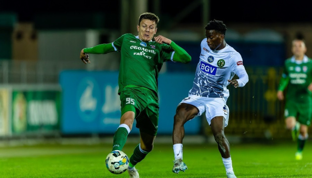 «Полісся» піднялося на другу позицію у таблиці УПЛ, розгромивши «Оболонь»