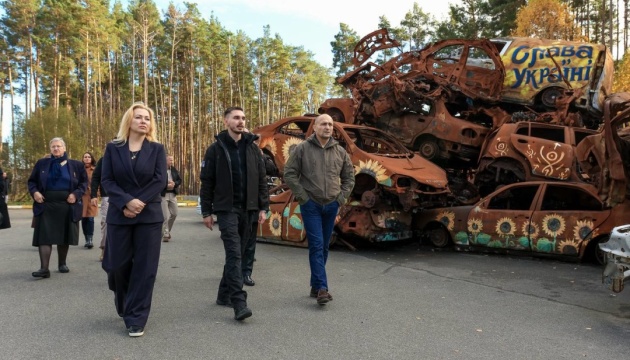 Chorwacka delegacja odwiedziła Moszczun, Buczę i Irpień w obwodzie kijowskim