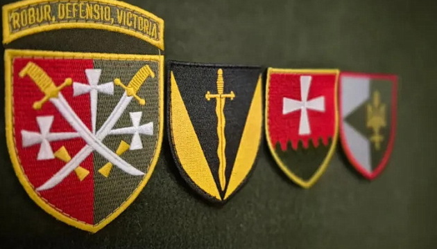 Міноборони упродовж 2025 року затвердило 163 нові нарукавні знаки для військових частин та підрозділів