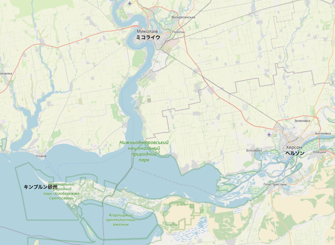 地図：オープン・ストリート・マップ