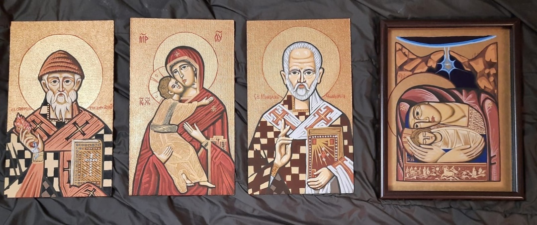 Маріупольські ікони, писані на ДВП