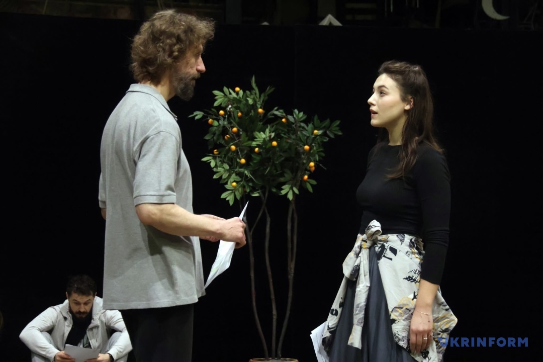 Актори Сергій Дитюк та під час ІІ-го етапу роботи над проєктом «Кассандра.PROJECT»