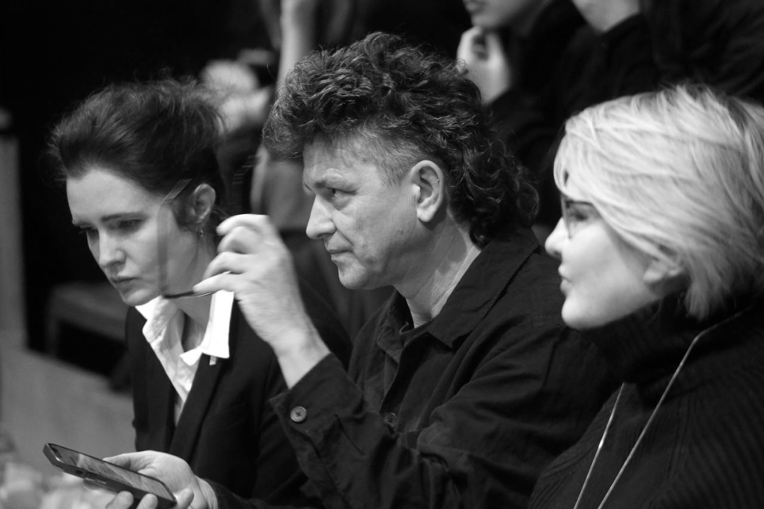 Ґжеґож Яжина та Оксана Немчук під час ІІ-го етапу роботи над проєктом «Кассандра.PROJECT»