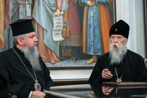Patriarch Filaret, Metropolitan Epiphanius hold joint prayer for Ukraine's victory