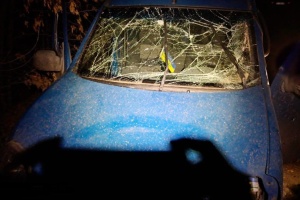 Russians attack civilian cars in Kharkiv region with drones, three injured