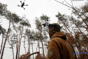 Ukrainian border guards wipe out Russian drone launch site on Kursk front