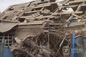 Russian drones attack three communities in Kharkiv region, homes damaged, fires break out