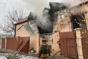 Протягом дня росіяни атакували з артилерії та дронами Нікопольський район 