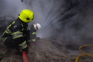 На Полтавщині ліквідували пожежі, спричинені російськими ударами