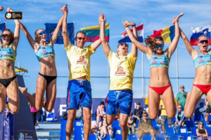 Jugadoras ucranianas se proclaman campeonas de la Copa Europea de Voleibol Playa CEV 2025