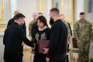 Zelensky honors service members, families of fallen Heroes with state awards