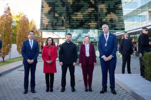 Zełenski spotkał się z producentami broni w Hiszpanii