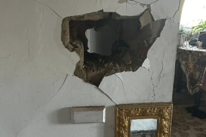 Combined attack: Debris damage five houses in Khmelnytskyi region