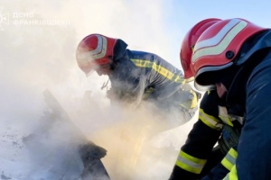 Fire extinguished at critical facility in Ivano-Frankivsk region after enemy shelling