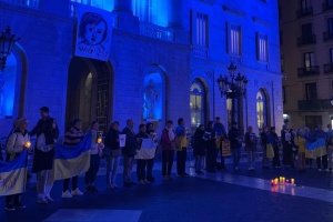 У Барселоні вшанували пам’ять жертв російської атаки на Тернопіль