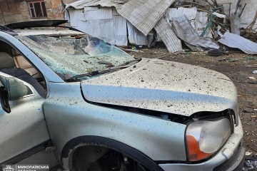 Кім показав наслідки нічного обстрілу Миколаєва