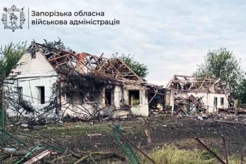 In Region Saporischschja 14 Ortschaften beschossen