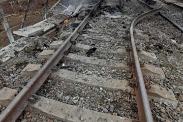 Russia attacks railway infrastructure in three regions overnight
