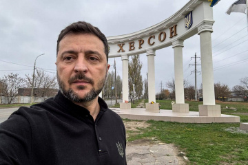 Selenskyj in Cherson eingetroffen