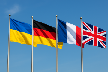 Przywódcy Ukrainy, Niemiec, Francji i Wielkiej Brytanii uzgadniają stanowiska w sprawie pokoju