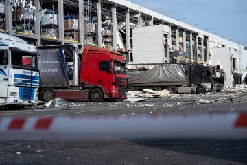In Kyiv, Novus logistics center damaged by Russian attack, four drivers killed, and five people injured