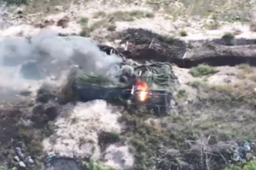 Precision drone attack wipes out Russian positions on southern front