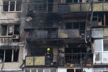 ロシア軍、キーウを無人機とミサイルで大規模攻撃　死者２名、負傷者２９名