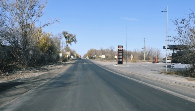 У Запорізькій області завершили ремонтні роботи на ділянці дороги М-18