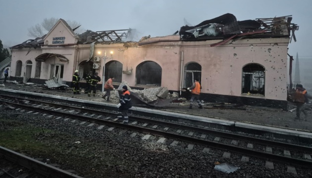 Росіяни атакували залізничну станцію Запоріжжя-Кам’янське на Дніпропетровщині
