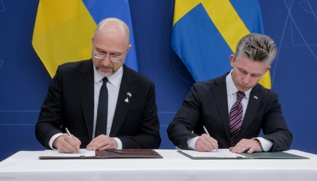 Ukraine und Schweden wollen Partnerschaft im Bereich Verteidigungsinnovationen ausbauen