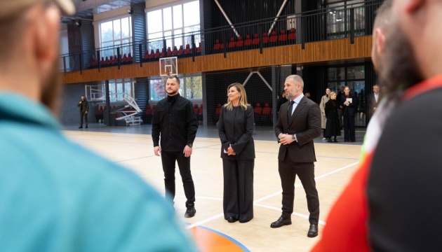 Zelenska familiarizes herself with implementation of barrier-free projects in Borodianka and Bucha