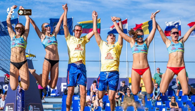 Українки стали переможницями Кубка Європи з пляжного волейболу серед клубів