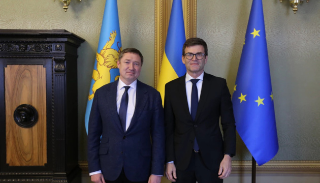 Посол ФРН обговорив на Львівщині напрямки розширення співпраці