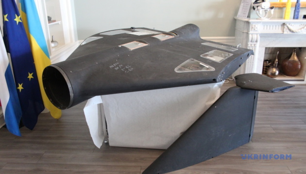 У Гаазі показали вилучені і знешкоджені російські дрони «Шахед» і «Гербера»