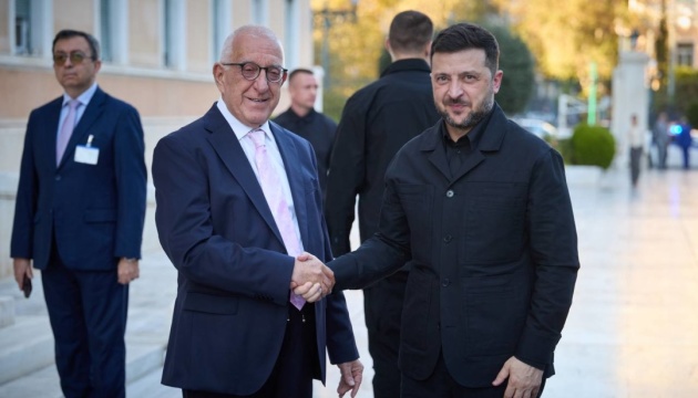 Zelensky meets President of Hellenic Parliament to discuss paths toward peace in Ukraine
