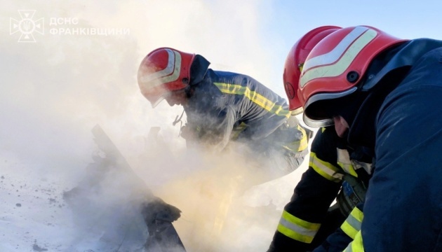 Fire extinguished at critical facility in Ivano-Frankivsk region after enemy shelling