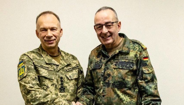 Сирський обговорив ситуацію на фронті з Генеральним інспектором Бундесверу