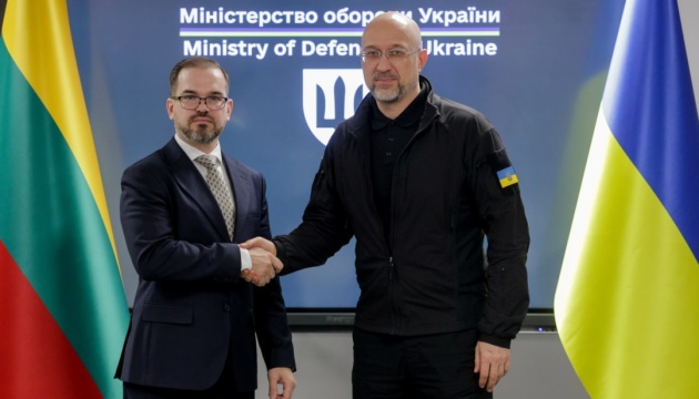 Шмигаль зустрівся у Києві з новим міністром оборони Литви