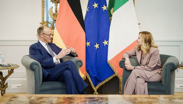 Мелоні та Мерц обговорили мирний план для України і гарантії безпеки