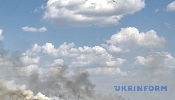 Russian troops strike energy facility in Chernihiv region