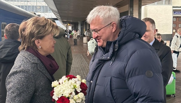 До Києва прибула глава МЗС Латвії