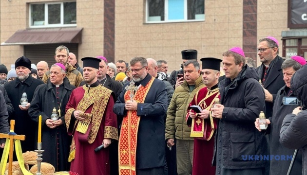 У Тернополі Блаженніший Святослав відслужив панахиду за загиблими внаслідок атаки РФ