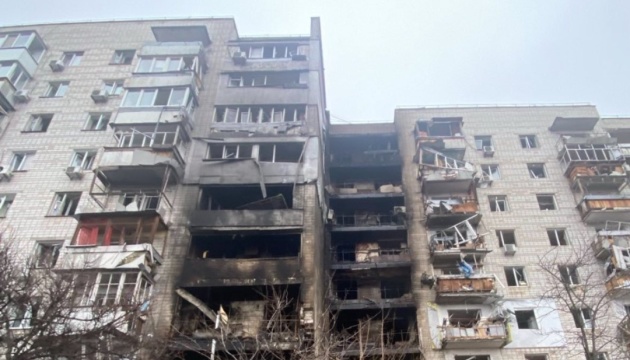 Invaders attack Vyshhorod with drones carrying cluster munitions, military expert says