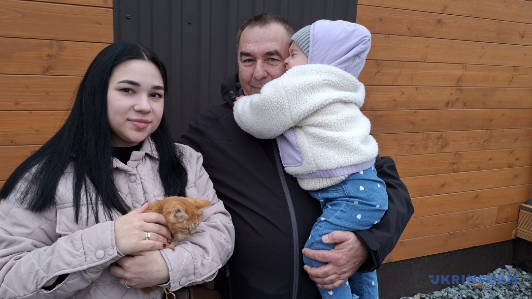 Яна з батьком Віталієм