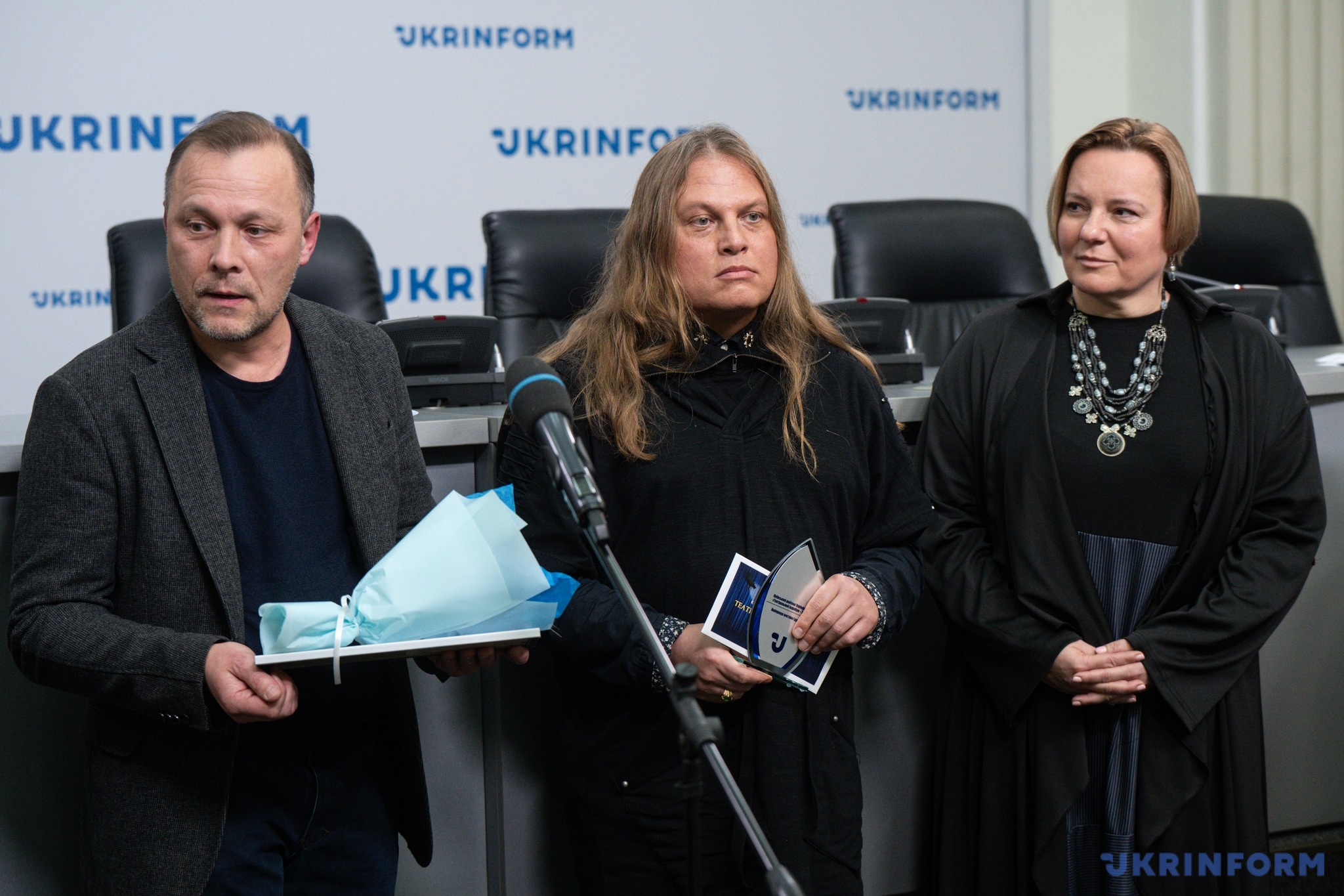 Експерт Дмитро Єрьомін, режисер Євген Лавренчук і продюсерка Ольга Кононенко