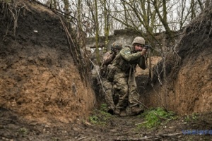 Ukrainian forces destroy Russian ground robot armed with NSV Utes on Toretsk axis