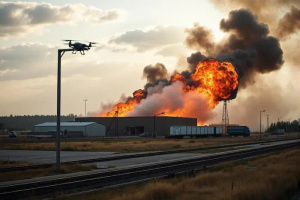 Russian sources report drone attacks on Syzran oil refinery, Temryuk port, and Grozny-City in Chechnya