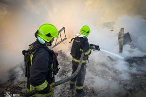 У Білій Церкві ліквідували пожежу, яка виникла після російських обстрілів